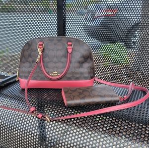 Coach crossbody w/ wallet